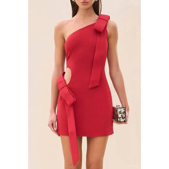 NEW CULT GAIA blendie knit dress in merlot - Picture 1 of 1